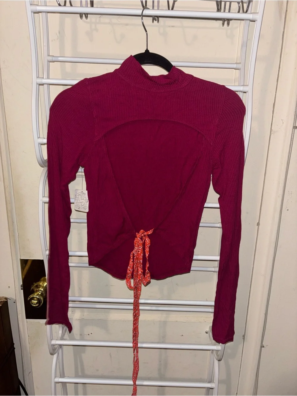 Free People Lady In Love Crop Top Summer Romantic Boho Sz M